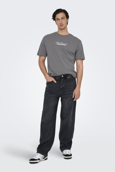 Only & Sons onskeane rlx ss print tee noos